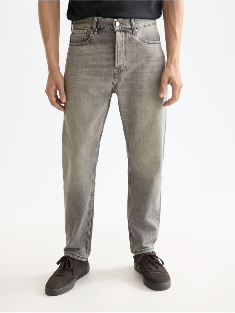 Men’s Scotch & Soda Light Gray Acid-Wash Denim Jeans Brand New with Tags